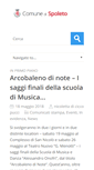 Mobile Screenshot of comunespoleto.gov.it